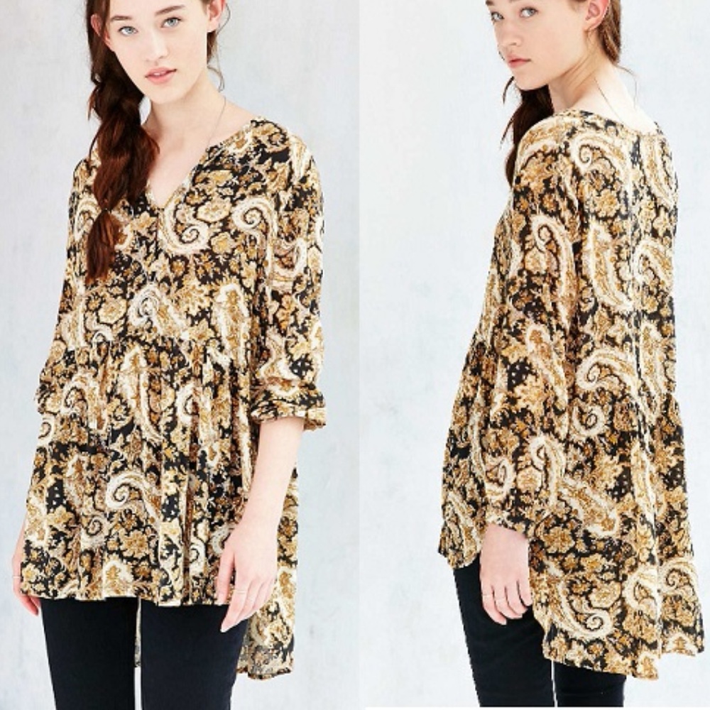 Ecote Asta Paisley Blouse